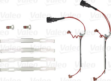 Valeo 882243 - Kit pastiglie freno, Freno a disco www.autoricambit.com