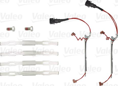 Valeo 882247 - Kit pastiglie freno, Freno a disco www.autoricambit.com