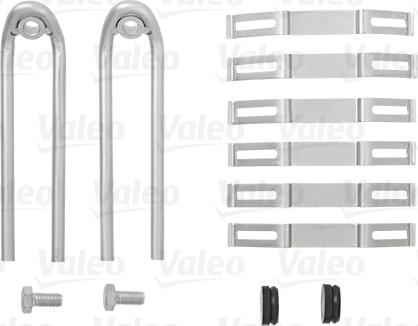 Valeo 882228 - Kit pastiglie freno, Freno a disco www.autoricambit.com