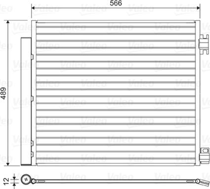 Valeo 822559 - Condensatore, Climatizzatore www.autoricambit.com