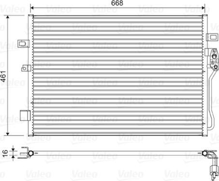 Valeo 822625 - Condensatore, Climatizzatore www.autoricambit.com