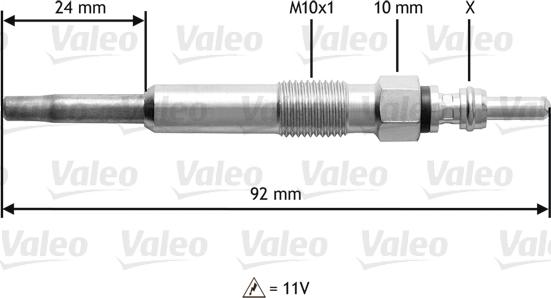 Valeo 345104 - Candeletta www.autoricambit.com