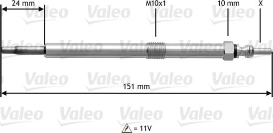 Valeo 345120 - Candeletta www.autoricambit.com