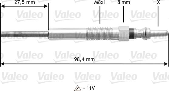 Valeo 345 175 - Candeletta www.autoricambit.com