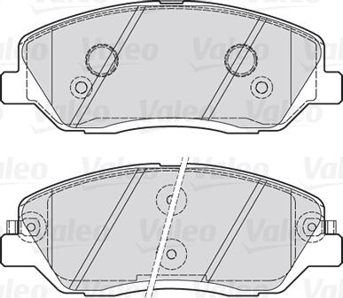 Valeo 301937 - Kit pastiglie freno, Freno a disco www.autoricambit.com