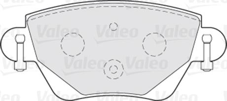 Valeo 301434 - Kit pastiglie freno, Freno a disco www.autoricambit.com