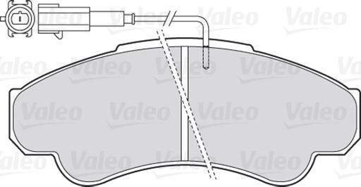 Valeo 301569 - Kit pastiglie freno, Freno a disco www.autoricambit.com