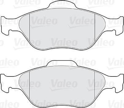 Valeo 301564 - Kit pastiglie freno, Freno a disco www.autoricambit.com