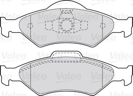 Valeo 301563 - Kit pastiglie freno, Freno a disco www.autoricambit.com