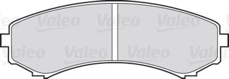 Valeo 301518 - Kit pastiglie freno, Freno a disco www.autoricambit.com