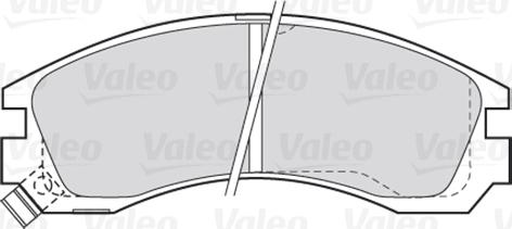 Valeo 301517 - Kit pastiglie freno, Freno a disco www.autoricambit.com