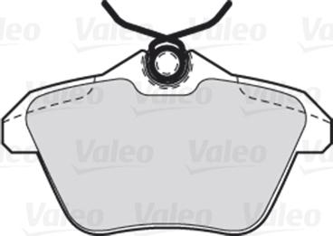 Valeo 301581 - Kit pastiglie freno, Freno a disco www.autoricambit.com