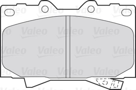 Valeo 301535 - Kit pastiglie freno, Freno a disco www.autoricambit.com