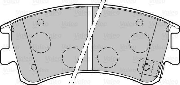 Valeo 301648 - Kit pastiglie freno, Freno a disco www.autoricambit.com