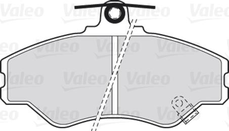 Valeo 301634 - Kit pastiglie freno, Freno a disco www.autoricambit.com