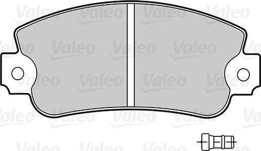 Valeo 301091 - Kit pastiglie freno, Freno a disco www.autoricambit.com