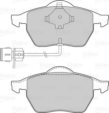 Valeo 301049 - Kit pastiglie freno, Freno a disco www.autoricambit.com