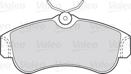 Valeo 301054 - Kit pastiglie freno, Freno a disco www.autoricambit.com