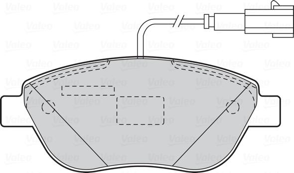 Valeo 301050 - Kit pastiglie freno, Freno a disco www.autoricambit.com