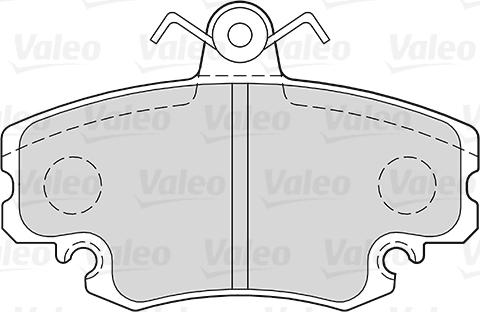 Valeo 301002 - Kit pastiglie freno, Freno a disco www.autoricambit.com