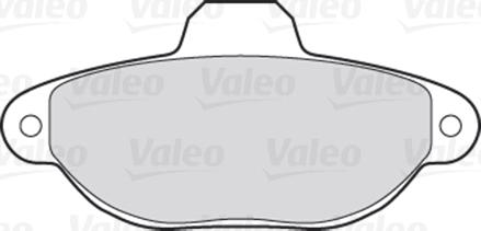 Valeo 670001 - Kit pastiglie freno, Freno a disco www.autoricambit.com