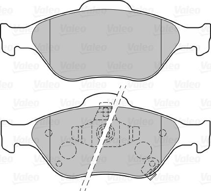 Valeo 301076 - Kit pastiglie freno, Freno a disco www.autoricambit.com