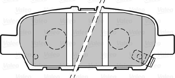 Valeo 301148 - Kit pastiglie freno, Freno a disco www.autoricambit.com