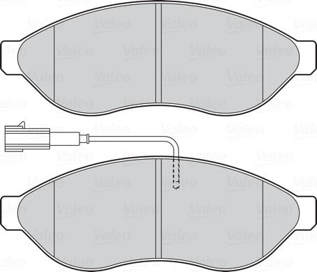 Valeo 301891 - Kit pastiglie freno, Freno a disco www.autoricambit.com