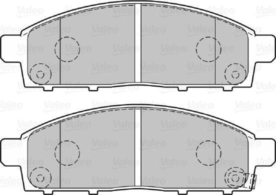 Valeo 301893 - Kit pastiglie freno, Freno a disco www.autoricambit.com