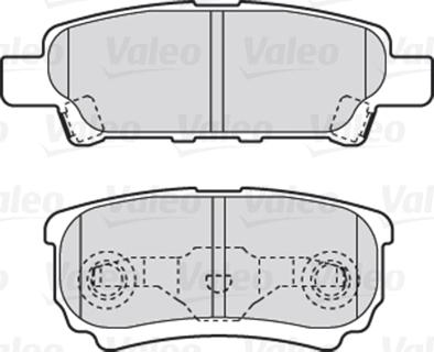 Valeo 301852 - Kit pastiglie freno, Freno a disco www.autoricambit.com