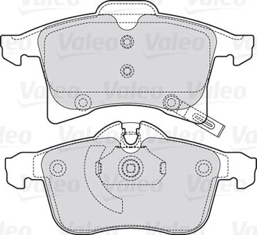 Valeo 301860 - Kit pastiglie freno, Freno a disco www.autoricambit.com