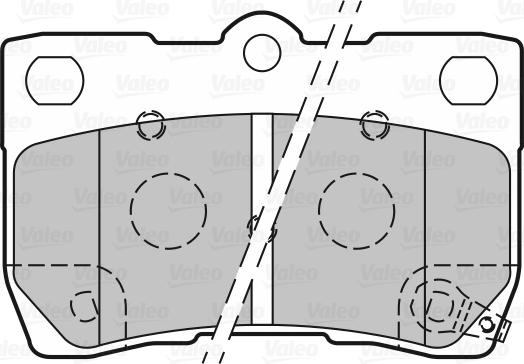 Valeo 301888 - Kit pastiglie freno, Freno a disco www.autoricambit.com