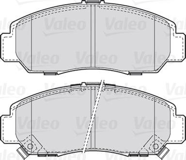 Valeo 301887 - Kit pastiglie freno, Freno a disco www.autoricambit.com