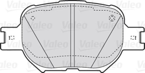 Valeo 301827 - Kit pastiglie freno, Freno a disco www.autoricambit.com