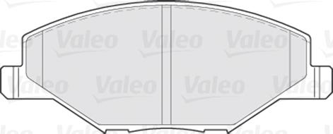 Valeo 670355 - Kit pastiglie freno, Freno a disco www.autoricambit.com