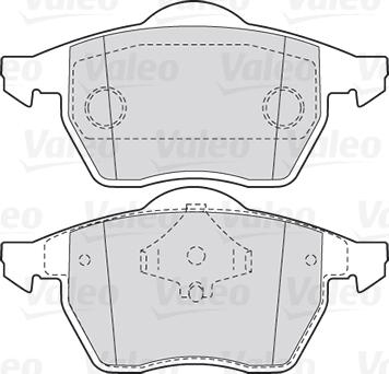 Valeo 301355 - Kit pastiglie freno, Freno a disco www.autoricambit.com