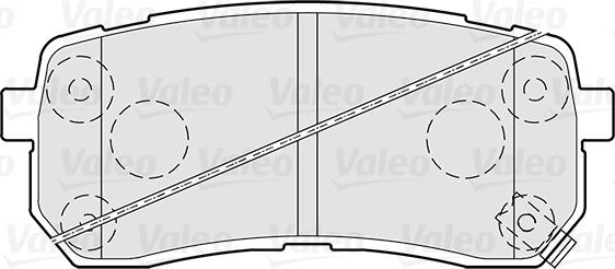 Valeo 301308 - Kit pastiglie freno, Freno a disco www.autoricambit.com