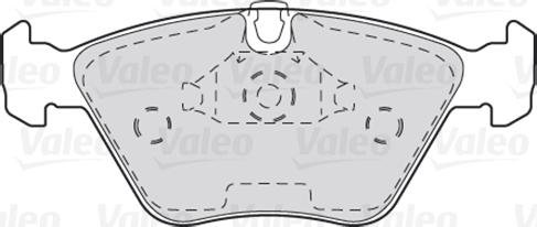 Valeo 301310 - Kit pastiglie freno, Freno a disco www.autoricambit.com