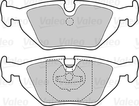 Valeo 301386 - Kit pastiglie freno, Freno a disco www.autoricambit.com