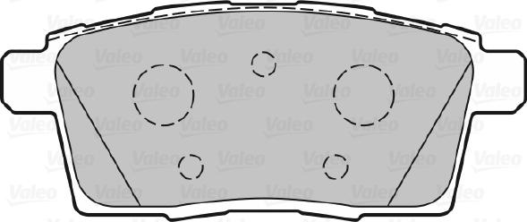 Valeo 301336 - Kit pastiglie freno, Freno a disco www.autoricambit.com