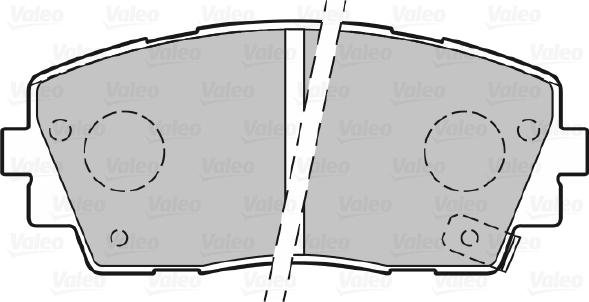 Valeo 670299 - Kit pastiglie freno, Freno a disco www.autoricambit.com