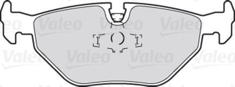 Valeo 301259 - Kit pastiglie freno, Freno a disco www.autoricambit.com