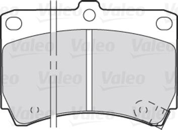 Valeo 301274 - Kit pastiglie freno, Freno a disco www.autoricambit.com