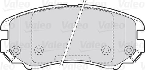 Valeo 301744 - Kit pastiglie freno, Freno a disco www.autoricambit.com