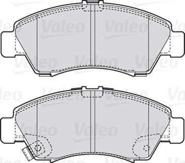 Valeo 301760 - Kit pastiglie freno, Freno a disco www.autoricambit.com