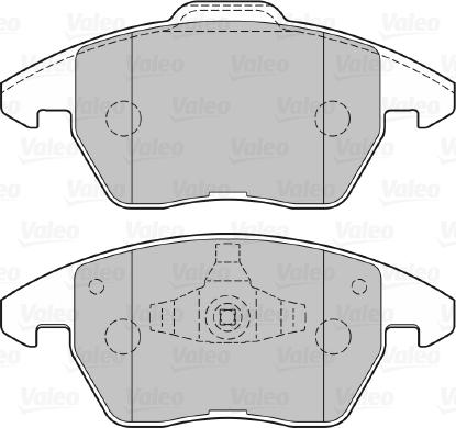 Valeo 301715 - Kit pastiglie freno, Freno a disco www.autoricambit.com