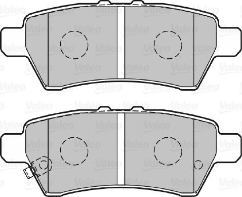 Valeo 301730 - Kit pastiglie freno, Freno a disco www.autoricambit.com