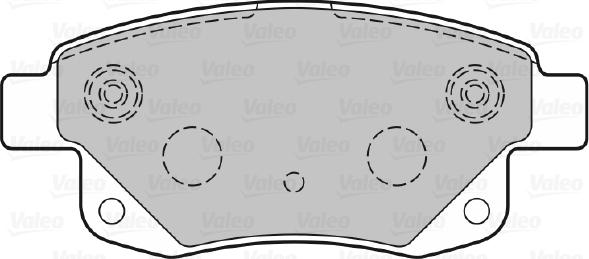 Valeo 301738 - Kit pastiglie freno, Freno a disco www.autoricambit.com