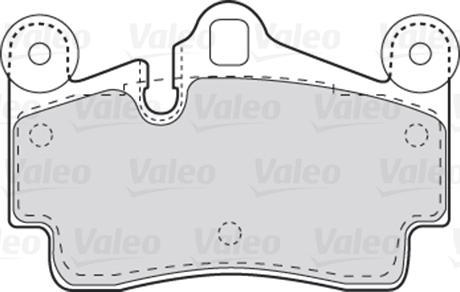 Valeo 301770 - Kit pastiglie freno, Freno a disco www.autoricambit.com