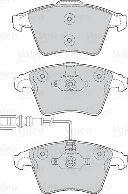 Valeo 302041 - Kit pastiglie freno, Freno a disco www.autoricambit.com